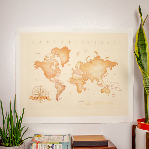 Canvas Map Posters